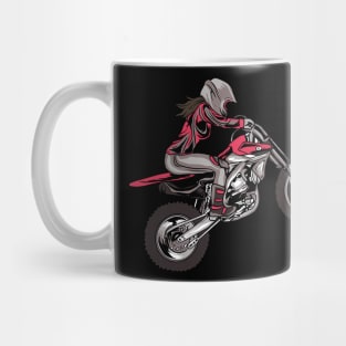 Motocross Girl Dirt Bike Girls Moto Cross Bike Rider Mug